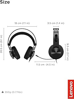 Amazon.com: Lenovo Legion H500 PRO 7.1 Surround Sound Gaming
